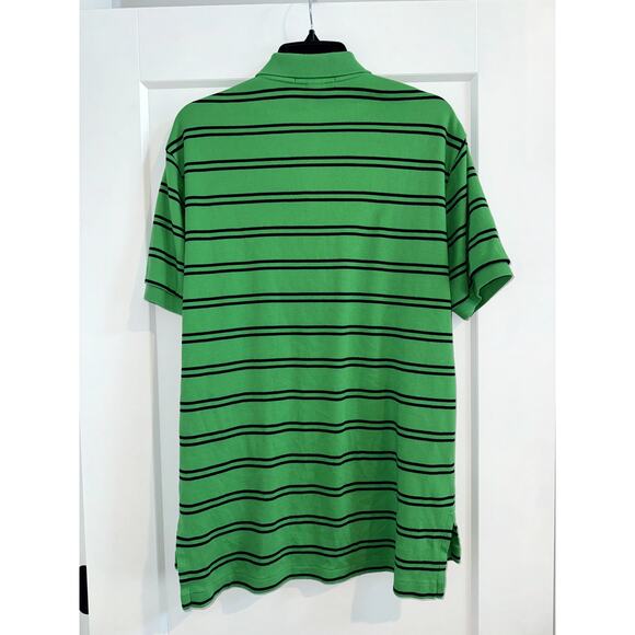 Vintage 90's Polo by Ralph Lauren Men’s Medium Green w/Navy Stripes - Picture 5 of 7